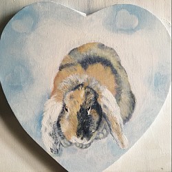Bouboule au paradis (acrylique - collection privée)