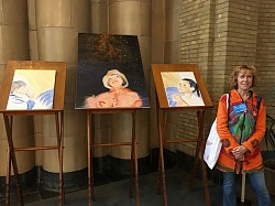 Triptyque 'Dans le blanc des cieux' - Expo Basilique de Koekelberg