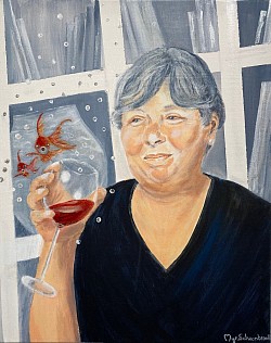 Stalia (acrylique, 40 x 50 cm)