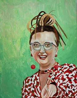 Agnieszka (peinture acrylique, 40 x 50)